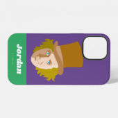 Willy Wonka Stenciled Face Graphic iPhone Hoesje (Achterkant horizontaal)