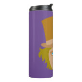 Willy Wonka Stenciled Face Graphic Thermosbeker (Gedraaid links)