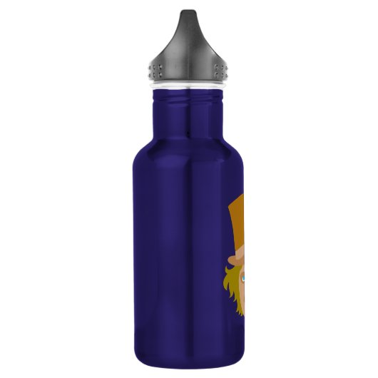 Willy Wonka Stenciled Face Graphic Waterfles (Links)