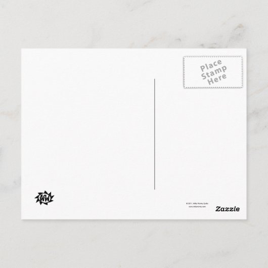 Willy Wonky Briefkaart (Achterkant)