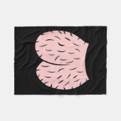 Willyhead Nuts Mannen Funny Joke Halloween Kostuum Fleece Deken (Voorkant (Horizontaal))