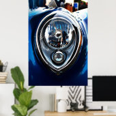 Willys coupe voorlicht poster (Thuiskantoor)