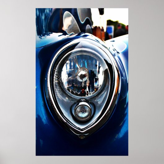 Willys coupe voorlicht poster (Voorkant)