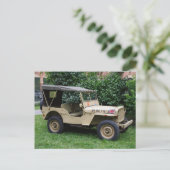 Willys Jeep Briefkaart (Staand voorkant)