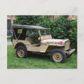 Willys Jeep Briefkaart (Voorkant)