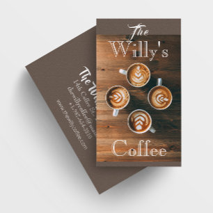 Willy's Koffee Shop Visitekaartje