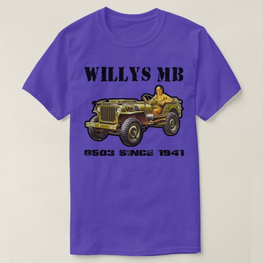 Willys MB G503 Militair Off Road WW2 (2) T-shirt (Design voorkant)