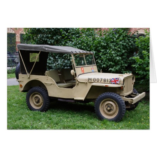 Willys MB Jeep (Voorkant Horizontaal)