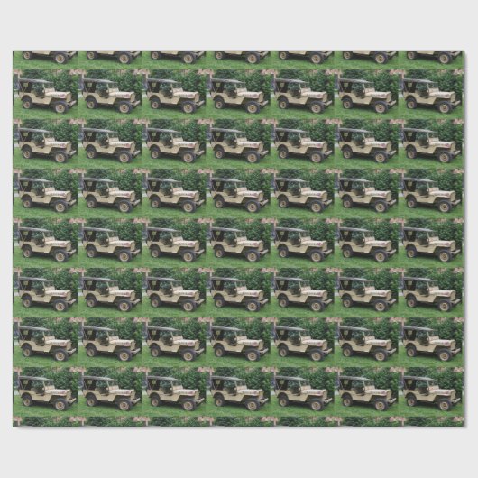 Willys MB Jeep Cadeaupapier (Vlak)