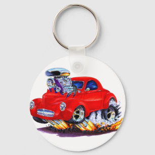 Willys Red Car 1941 Sleutelhanger