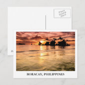 Willy's Rock in Boracay, Filippijnen Briefkaart (Voorkant / Achterkant)