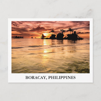 Willy's Rock in Boracay, Filippijnen Briefkaart