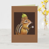 Wilma de chipmunkkaart kaart (Gele Bloem)