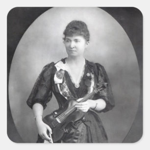 Wilma Norma Neruda, Lady Halle Vierkante Sticker