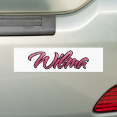 Wilma vervaagde roze Aufkleber Sticker (Op auto)
