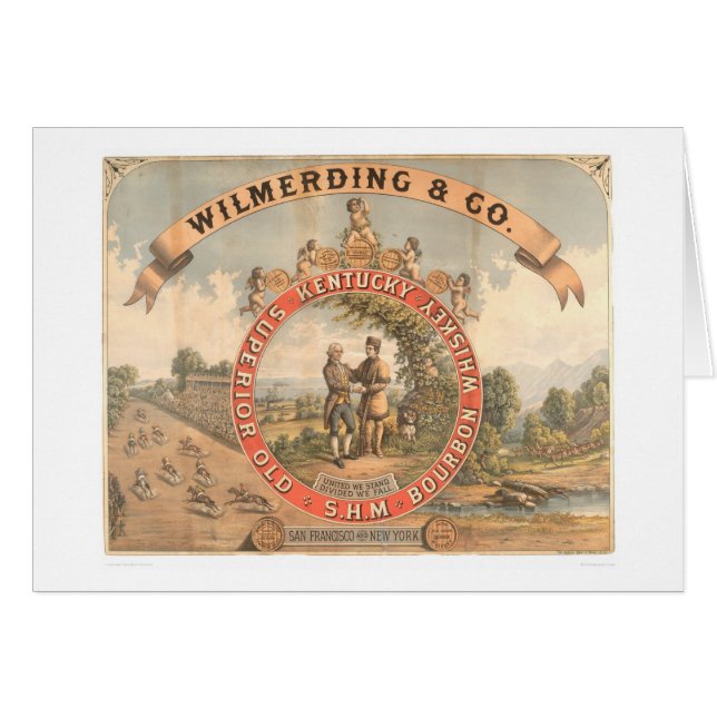 Wilmerding & Co. Kentucky Whiskey (1855A) (Voorkant Horizontaal)