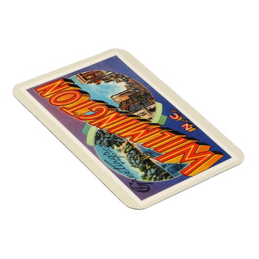 Wilmington #2 North Carolina NC  Briefkaart- Magneet (Rechterzijde)