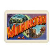 Wilmington #2 North Carolina NC  Briefkaart- Magneet (Horizontaal)