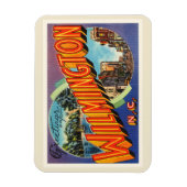 Wilmington #2 North Carolina NC  Briefkaart- Magneet (Verticaal)