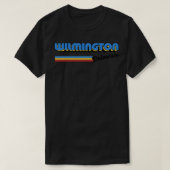 Wilmington Beach Delaware Retro Styled Design T-shirt (Design voorkant)