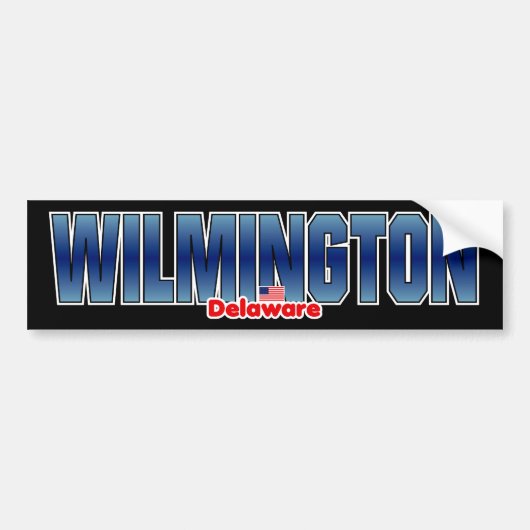 Wilmington Bumper Bumpersticker (Voorkant)
