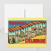 Wilmington DE ansichtkaart Briefkaart (Voorkant / Achterkant)
