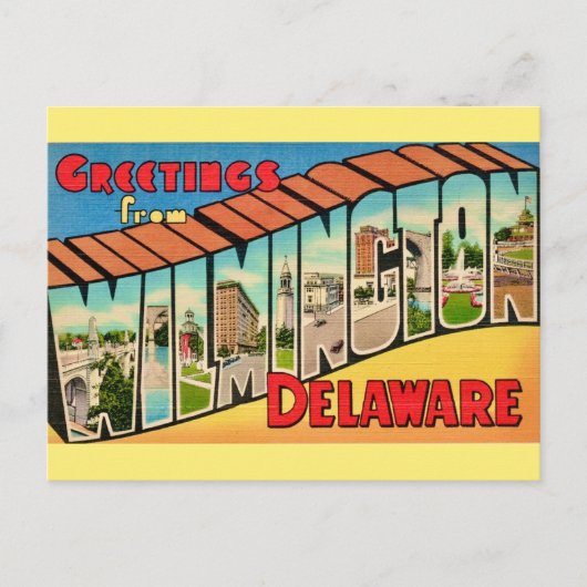 Wilmington DE ansichtkaart Briefkaart (Voorkant)