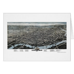 Wilmington, DE Panorama Map - 1874