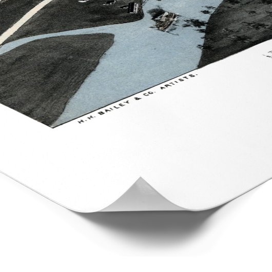 Wilmington, DE Panorama Map - 1874 Poster (Hoek)