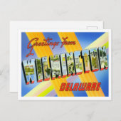 Wilmington, Delaware  Big Letters Briefkaart (Voorkant / Achterkant)