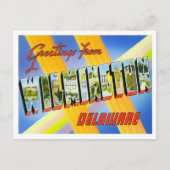 Wilmington, Delaware Big Letters Briefkaart (Voorkant)