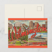 Wilmington Delaware Briefkaart (Voorkant / Achterkant)
