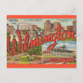 Wilmington Delaware Briefkaart (Voorkant)