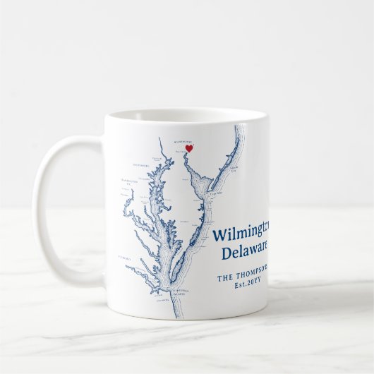 Wilmington Delaware Gift Koffiemok (Links)