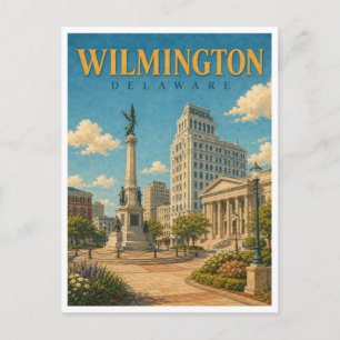 Wilmington Delaware Rodney Square GeoSaga Briefkaart