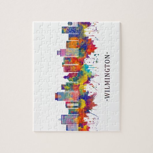 Wilmington Delaware Skyline Legpuzzel (Verticaal)