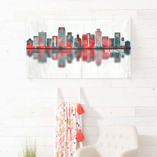 Wilmington Delaware Skyline Spandoek (Insitu)