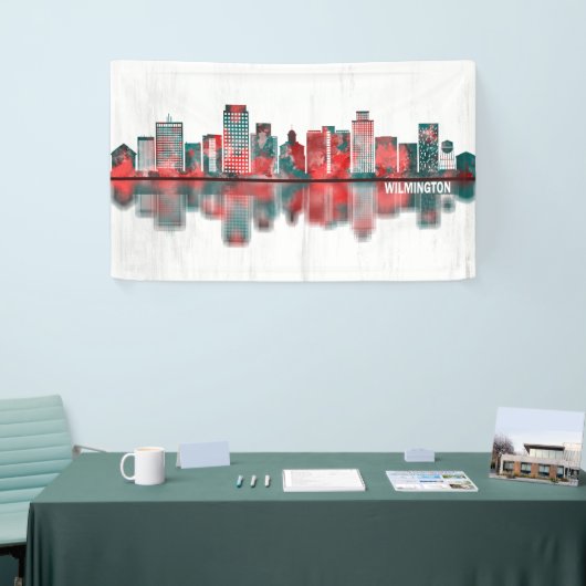 Wilmington Delaware Skyline Spandoek (Beurs)