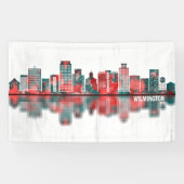 Wilmington Delaware Skyline Spandoek (Horizontaal)