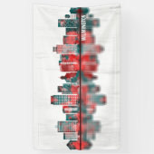 Wilmington Delaware Skyline Spandoek (Verticaal)
