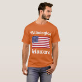 Wilmington Delaware Stijlvolle Prints1 T-shirt (Voorkant volledig)
