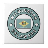 Wilmington Delaware Tegeltje (Voorkant)
