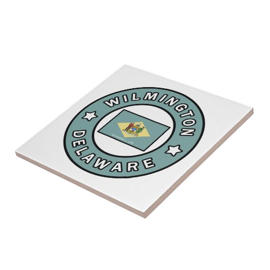 Wilmington Delaware Tegeltje (Zijkant)
