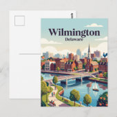 Wilmington, Delaware, VS Briefkaart (Voorkant / Achterkant)