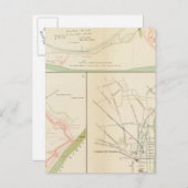 Wilmington, Ft Caswell, Smith's Island, Augusta Briefkaart (Voorkant / Achterkant)