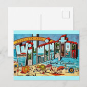  Wilmington NC Briefkaart (Voorkant / Achterkant)