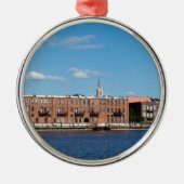 Wilmington NC Riverfront Metalen Ornament (Voorkant)