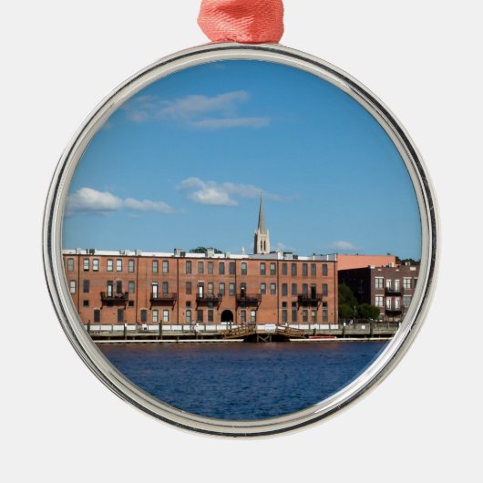 Wilmington NC Riverfront Metalen Ornament (Voorkant)