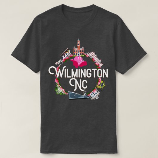 WILMINGTON NC T-SHIRT (Design voorkant)