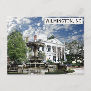 Wilmington North Carolina Bellamy Mansion Travel Briefkaart